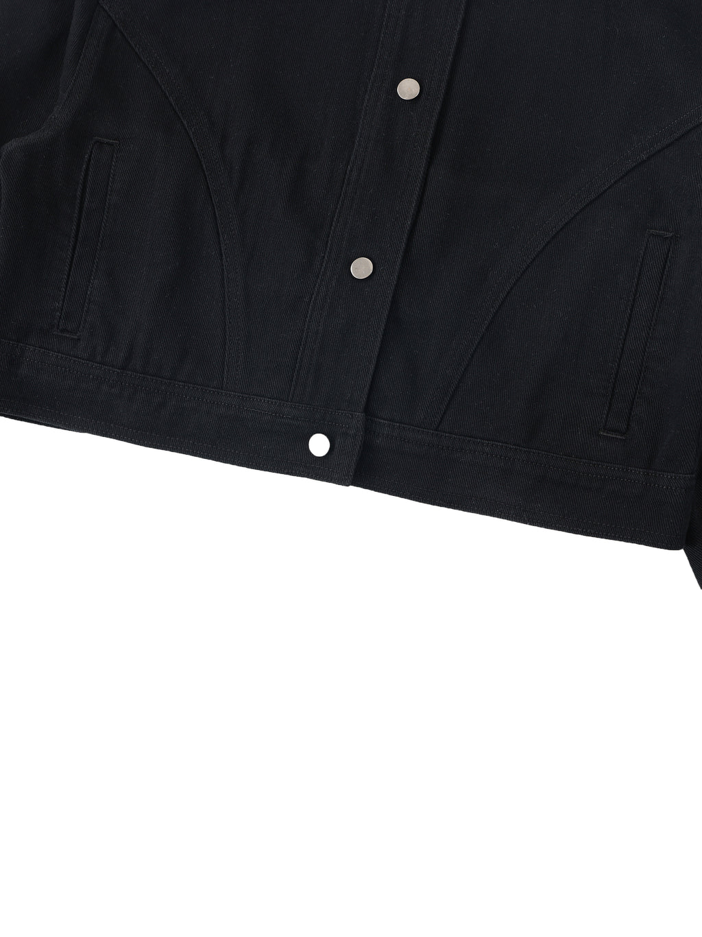 Toxic Bloom Denim Crop