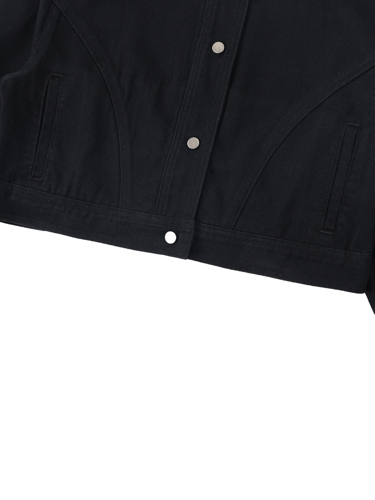 Toxic Bloom Denim Crop